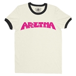 Aretha Franklin Pink Ringer T-Shirt
