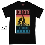 CLEARANCE - 2XLT Black Tom Petty Full Moon Fever T-Shirt - Men's Big & Tall