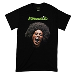 CLEARANCE - Large Black Funkadelic Maggot Brain Album Cover T-Shirt - Classic Heavy Cotton