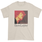 CLEARANCE - Large Sand Jimi Hendrix Electric Ladyland T-Shirt - Lightweight Vintage Style