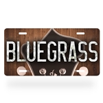 Bluegrass Music License Plate