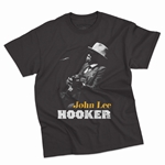 Graphic John Lee Hooker Silhouette T-Shirt - Classic Heavy Cotton