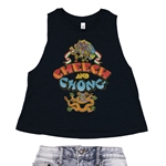 Cheech and Chong Album Racerback Crop Top - Women's