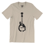 Mandolin T-Shirt - Lightweight Vintage Style