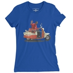 Bo Diddley Scooter Ladies T Shirt - Relaxed Fit