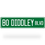 Bo Diddley Blvd Street Sign