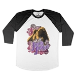 Psychedelic Janis Joplin Graphic Baseball T-Shirt