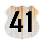 Highway 41 Sign - 12.5" Aluminum 