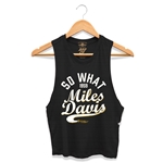 Miles Davis So What 1959 Racerback Crop Top - Women's