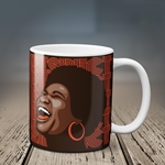 Aretha Franklin Hoops Coffee Mug