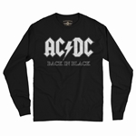 AC/DC Back in Black Album Cover Long Sleeve T-Shirt