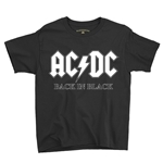 AC/DC Back in Black Youth T-Shirt - Lightweight Vintage Children & Toddlers