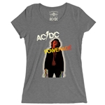AC/DC Powerage Ladies T Shirt - Relaxed Fit