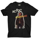 AC/DC Powerage Album Cover T-Shirt - Lightweight Vintage Style