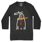 AC/DC Powerage Album Cover Baseball T-Shirt