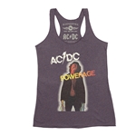 AC/DC Powerage Album Cover Racerback Tank - Women's