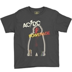 AC/DC Powerage Album Cover Youth T-Shirt - Lightweight Vintage Children & Toddlers