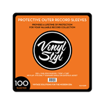 100 qty 7" LP Vinyl Styl Protective Outer Record Sleeves - 7 9/16" x 7 5/8", 3 mil, 100 Count