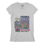 Genesis 1978 Tour V-Neck T Shirt - Women's
