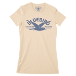 Bluebird Records Logo Ladies T Shirt - Relaxed Fit