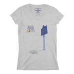 Mississippi Blues Trail Albert King V-Neck T Shirt - Women's
