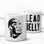 Wood Cut Lead Belly Coffee Mug