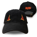 AC/DC Devil Horns Unstructured Hat - Black, Double Sided