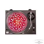 Red Mushroom Cap Turntable Slip Mat