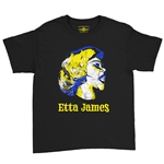 Graphic Etta James Youth T-Shirt - Lightweight Vintage Children & Toddlers