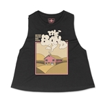 The Band Smokey Big Pink Racerback Crop Top - Women's