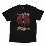 Lead Belly Lap Guitar T-Shirt - Classic Heavy Cotton