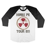 Nuclear Pie '71 Tour Humble Pie Baseball T-Shirt