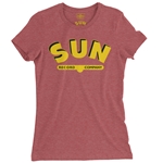 Sun Record Company Logo Ladies T Shirt - Relaxed Fit