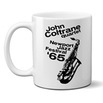 John Coltrane at Newport Jazz Festival Coffee Mug