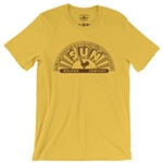 Classic Brown Sun Records Logo T-Shirt - Lightweight Vintage Style