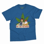 XLT Animated Cheech & Chong Weed Are The World T-Shirt - Men's Big & Tall