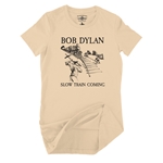 Bob Dylan Slow Train Coming Album Ladies T Shirt - Relaxed Fit