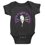 The Jimi Hendrix Experience Rainbow Baby Onesie