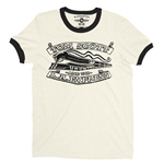 Tom Scott L.A. Express Buckle Logo Ringer T-Shirt