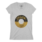 Crash Records Out Of Bad Luck V-Neck T Shirt - Women's