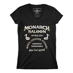 Monarch Saloon Memphis V-Neck T Shirt - Women's