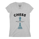 Chess Records Chicago Blues V-Neck T Shirt - Women's