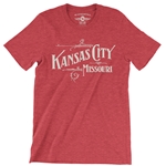 Kansas City Missouri T-Shirt - Lightweight Vintage Style