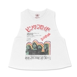 Pink Floyd Japan Vintage Concert Racerback Crop Top - Women's