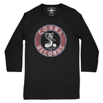 Cobra Records Snake Baseball T-Shirt