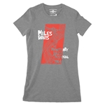 Miles at the Monterey Jazz Fest 1964 Ladies T Shirt - Relaxed Fit