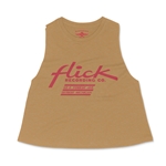 Flick Records Detroit Racerback Crop Top - Women's