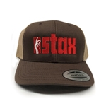 CLOSEOUT Snapping Fingers Stax Records Hat - Brown Trucker