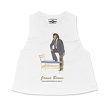 James Brown Godfather of Soul Racerback Crop Top - Women's