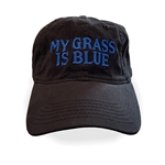 My Grass Is Blue Unstructured Hat - Black